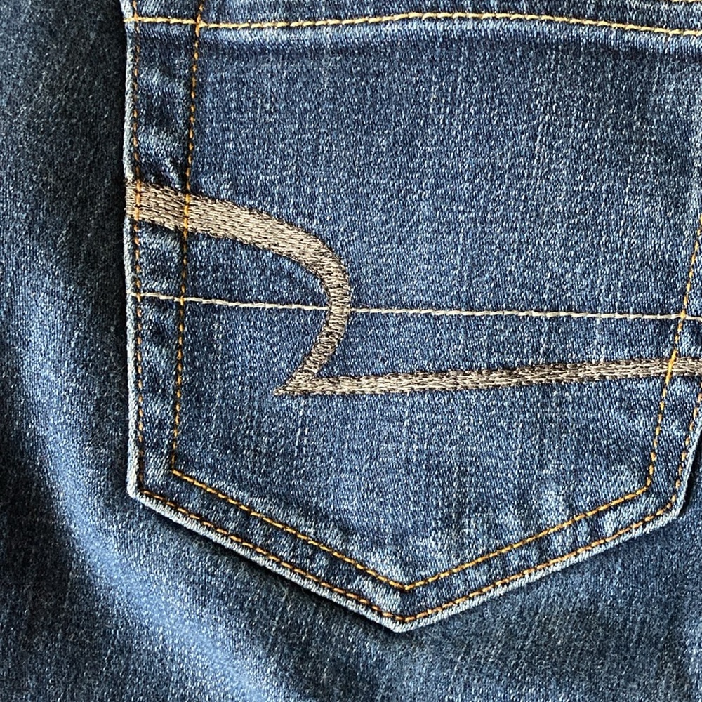 American Eagle women’s stressed out stretch jeans size 14. - Picture 9 of 11